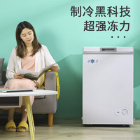 雪花一级节能小冰柜家用大容量商用冷藏冷冻小型节能微霜迷你冷柜 46L 一级能效 /十年保修/铜管微霜 46L