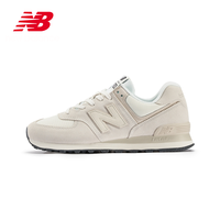 new balance NB官方23新款男鞋女鞋574系列拼接休闲运动鞋 米白/白色 U574OF2 36(脚长22cm)