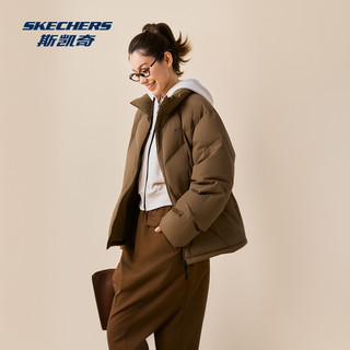 SKECHERS斯凯奇 远红外热反射防风泼水 羽绒服