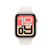 Apple Watch SE 3 智能手表 GPS版 44mm 星光色铝金属表壳 星光色运动型表带 S/M