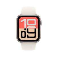 Apple Watch SE 3 智能手表 GPS版 44mm 星光色铝金属表壳 星光色运动型表带 S/M