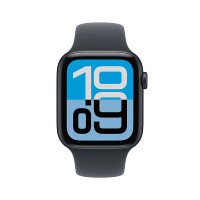 Apple Watch SE 3 智能手表 GPS版 44mm 午夜色铝金属表壳 午夜色运动型表带 M/L