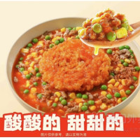 海底捞 炸蛋番茄牛肉粒捞饭