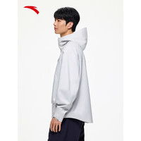 安踏奥特莱斯水壳冲锋衣梭织硬壳连帽夹克男春季户外防风登山服 沙粒灰-2 4XL(男195)