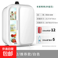 先科 SAST先科车载家两用冰箱家用寝室学生制冷单人宿舍小型冰箱冷藏 珍珠白 车家两用 12L