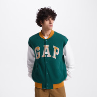 GAP男女装春秋logo学院风棒球服美式休闲情侣装外套639207