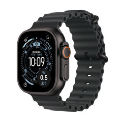 苹果 Apple Watch Ultra 3 智能手表 GPS+蜂窝版 49mm 黑色钛金属 黑色海洋表带