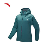 安踏奥特莱斯防暴雨轻量化冲锋衣春季户外登山徒步防风耐磨外套 青石绿-6 XL(XL女175)
