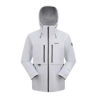 探路者（TOREAD）【极光Hyper】机能冲锋衣三合一户外登山服防风防水抓绒外套秋冬 男款-山影灰-TAWWBN91780 2XL