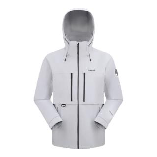 探路者（TOREAD）【极光Hyper】机能冲锋衣三合一户外登山服防风防水抓绒外套秋冬 男款-山影灰-TAWWBN91780 2XL