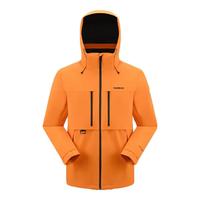 探路者（TOREAD）【极光Hyper】机能冲锋衣三合一户外登山服防风防水抓绒外套秋冬 男款-旷野橘-TAWWBN91780 S
