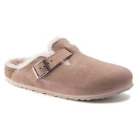 BIRKENSTOCK 勃肯 女款Boston Shearling 皮毛一体毛毛拖鞋