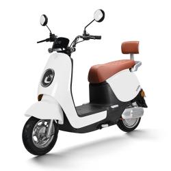 立马电动车 立马MINI 电动摩托车80KM超长续航60V20Ah铅酸电池电动车1200W电机 梦幻白