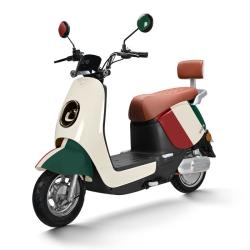 立马电动车 立马MINI 电动摩托车80KM超长续航60V20Ah铅酸电池电动车1200W电机 品红绿