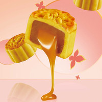 广州酒家月饼 双黄纯白莲蓉 七星伴月 广式月饼  手信 火山轻闲流心月饼礼盒400g