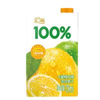 汇源100%阳光柠檬卡曼橘750ml混合果汁饮料单盒尝鲜装大桶装家庭 汇源100%阳光柠檬卡曼橘750ml*1