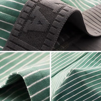 宜而爽新疆纯棉内裤男士透气青少年纯色四角透气大码高弹平角裤 A组 黑+红+绿+蓝 4条 2XL (110~120斤)