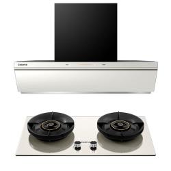 卡萨帝 小炫风MAX系列 CXW-358-CDY5SUD+JZT-CDZ5U9 烟灶套装 海盐白 天然气