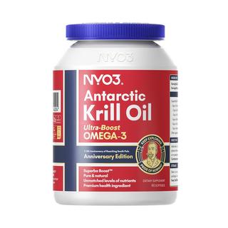 挪威NYO3阿蒙森南极磷虾油59%高海洋磷脂omega-3x2瓶
