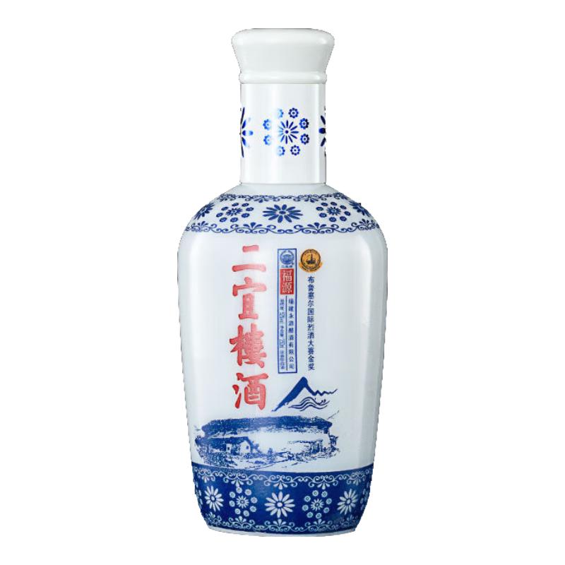  二宜楼 纯粮食酒老窖固态酿造 白酒