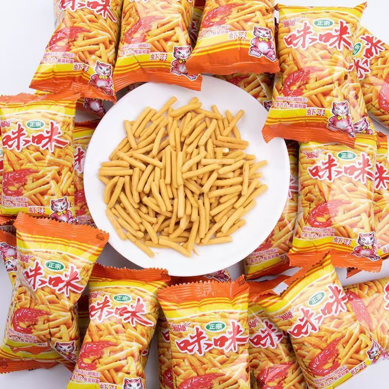 爱尚咪咪虾条国潮零食40包虾味 咪咪虾味 【40包】