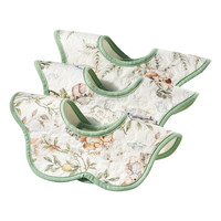 欧孕宝宝口水巾婴儿围嘴a类速干防水防吐奶新生儿围兜围巾围脖