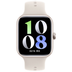 vivo WATCH GT 蓝牙版 晨霜白软胶智能手表 蓝河操作系统AI 体验超长续航 监测