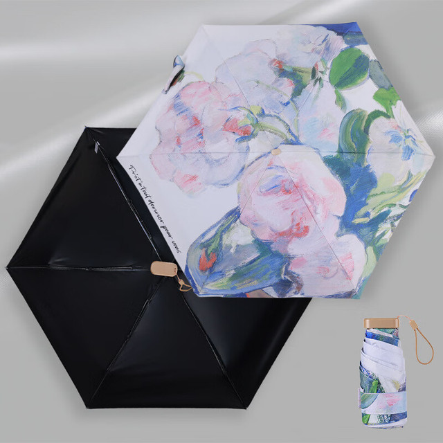 三栖虎 德国品质新款印花色油画伞