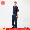 UNIQLO 优衣库 开业价男款/男女同款弹力棉质舒适九分裤/休闲长裤479134 69 藏青色 S /165/72A