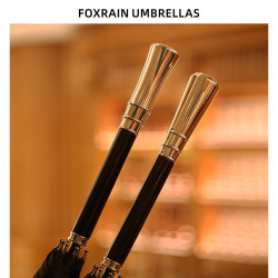 雨狐 FOXRAIN 贵族系列 长柄伞 绅士黑 89cm