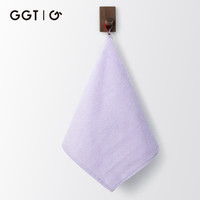 GGT 日本纯棉方巾洗脸擦手小毛巾私处护理毛巾儿童口水巾 若紫 若紫（方巾） 1条