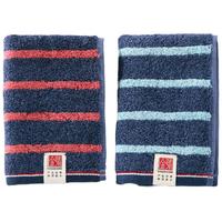 金号小毛巾纯棉大方巾洗脸擦手小毛巾挂式成人A类全棉条纹洗脸帕2条装 【A类纯棉】36*35cm 53g 2条