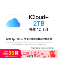 苹果 Apple iCloud+ 2TB 12个月权益包 适用iPhone/iPad/Mac