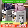 优勤 猫超办公收纳架 书包置物架 可移动小推车 1层 塑料 多色