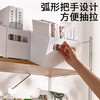 纳由美家用厨房橱柜日式直角收纳盒餐具零食化妆品塑料无盖整理盒