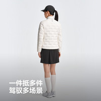波司登（BOSIDENG）2590鹅绒轻薄羽绒服女短款立领收腰显瘦保暖外套B250136702 糙白8003 XS 155/80A 体重约100斤以内