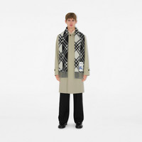 BURBERRY 格纹羊绒围巾 多色 蜜糖棕 81168771