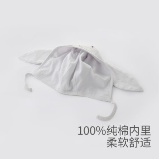 巴厘小猪婴儿帽子春秋季宝宝外出防风护耳帽超萌可爱兔头帽纯棉新生儿胎帽 43cm 拍前测量宝宝头围