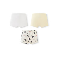 英氏儿童内裤透气7A抑菌宝宝平角礼盒装男女童打底短裤不夹屁屁 【男童】奶牛牧场平角内裤-3条装 150 cm（67-84斤）