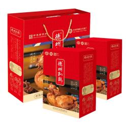 德州扒鸡 真空五香扒鸡礼盒 1kg