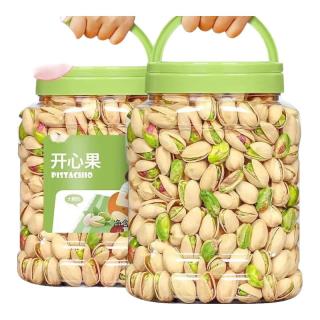 果麦森2025年精选新货开心果坚果果仁无漂白散装500g休闲娱乐咸香小零食 【壳薄仁厚】开心果500g*1罐