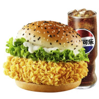 华莱士 W 香辣鸡腿堡-中杯可乐