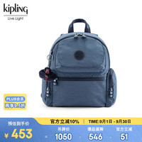kipling 男女款2024秋冬书包帆布包双肩背包MATTA 暗夜灰M