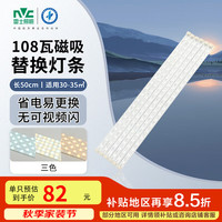 雷士 NVC Lighting照明 led吸顶灯芯 108w 60-110cm 三色
