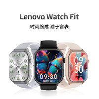 移动端、京东百亿补贴：联想 Lenovo Watch Fit 智能手表 云银灰  轻薄大屏运动减脂 血氧检测 蓝牙通话 运动手表  男女同款