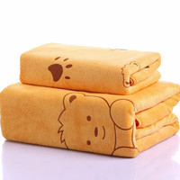 沐凡 毛巾浴巾男女成人加大加厚儿童卡通浴巾亲肤柔软吸水毛巾伴侣浴巾  300g