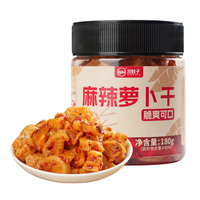 川娃子 萝卜干 麻辣味 四川下饭菜爽脆咸菜 小菜 180g*1瓶