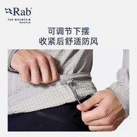 RAB睿坡男士Ascendor Pro连帽中层保暖轻量外套抓绒衣 QDB-87 浅锌色-LZN XXL