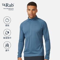Rab睿坡户外运动速干透气半拉链卫衣男跑步休闲运动上衣 QBL-03 浅卡其LKH XL