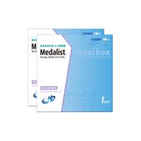 BAUSCH+LOMB 博士伦Medalist透明近视隐形眼镜90片/盒*2水凝胶便携水润官方正品